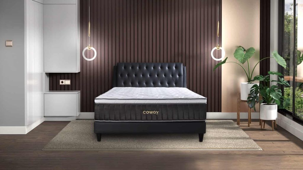 Coway Prime 2 dengan bingkai PU Leather Kelabu Gelap