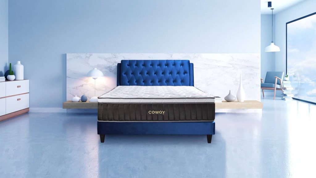 Coway Prime 2 dengan bingkai Velvet Biru Gelap