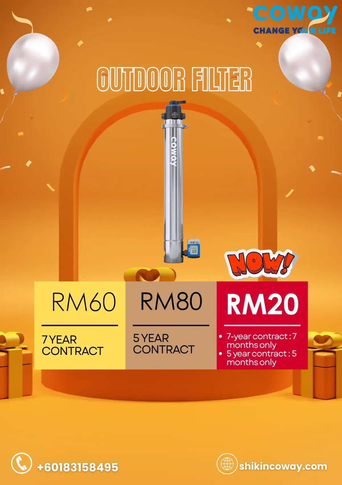 Promosi Coway Outdoor Filter