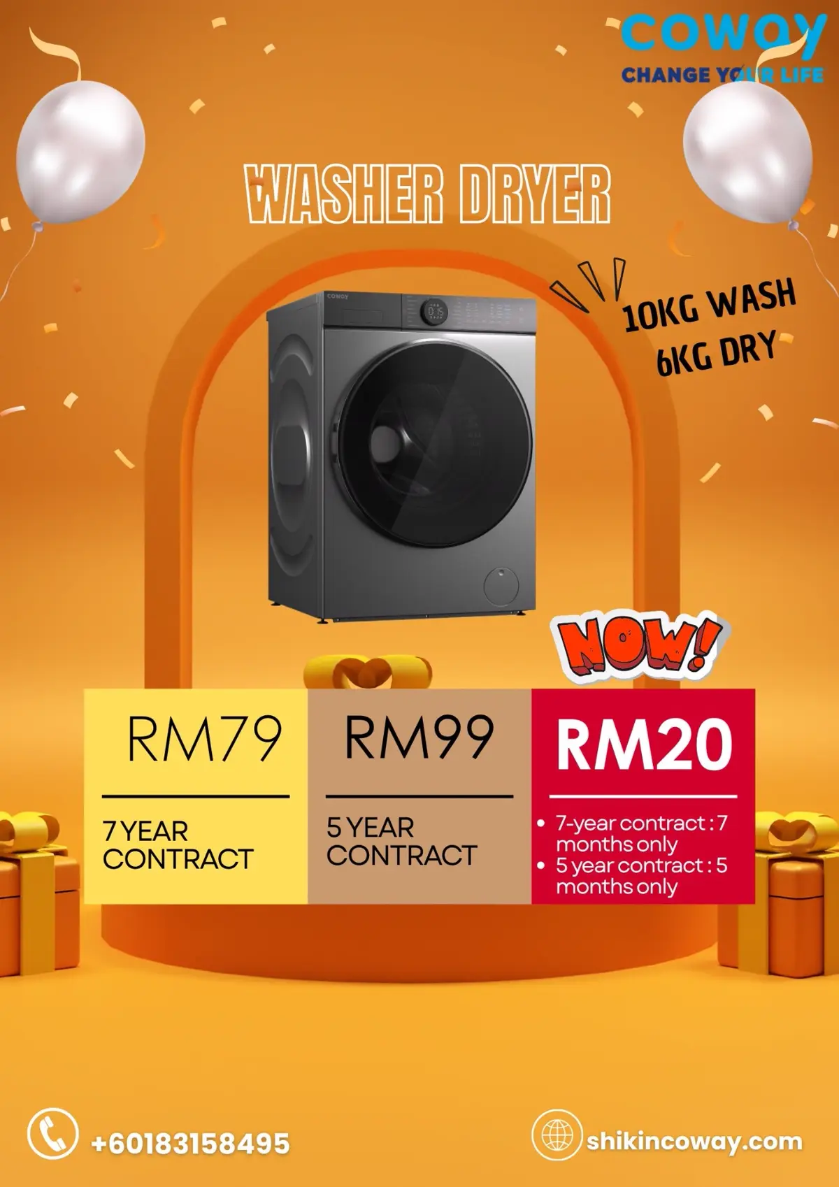 Promosi Coway Washer Dryer